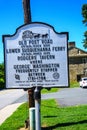 Old Post Road Historial Sign